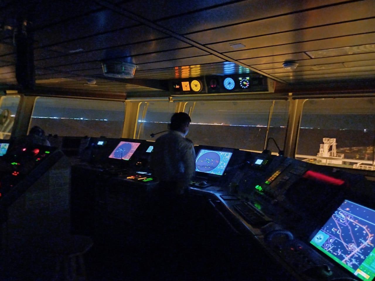 Ship at sea